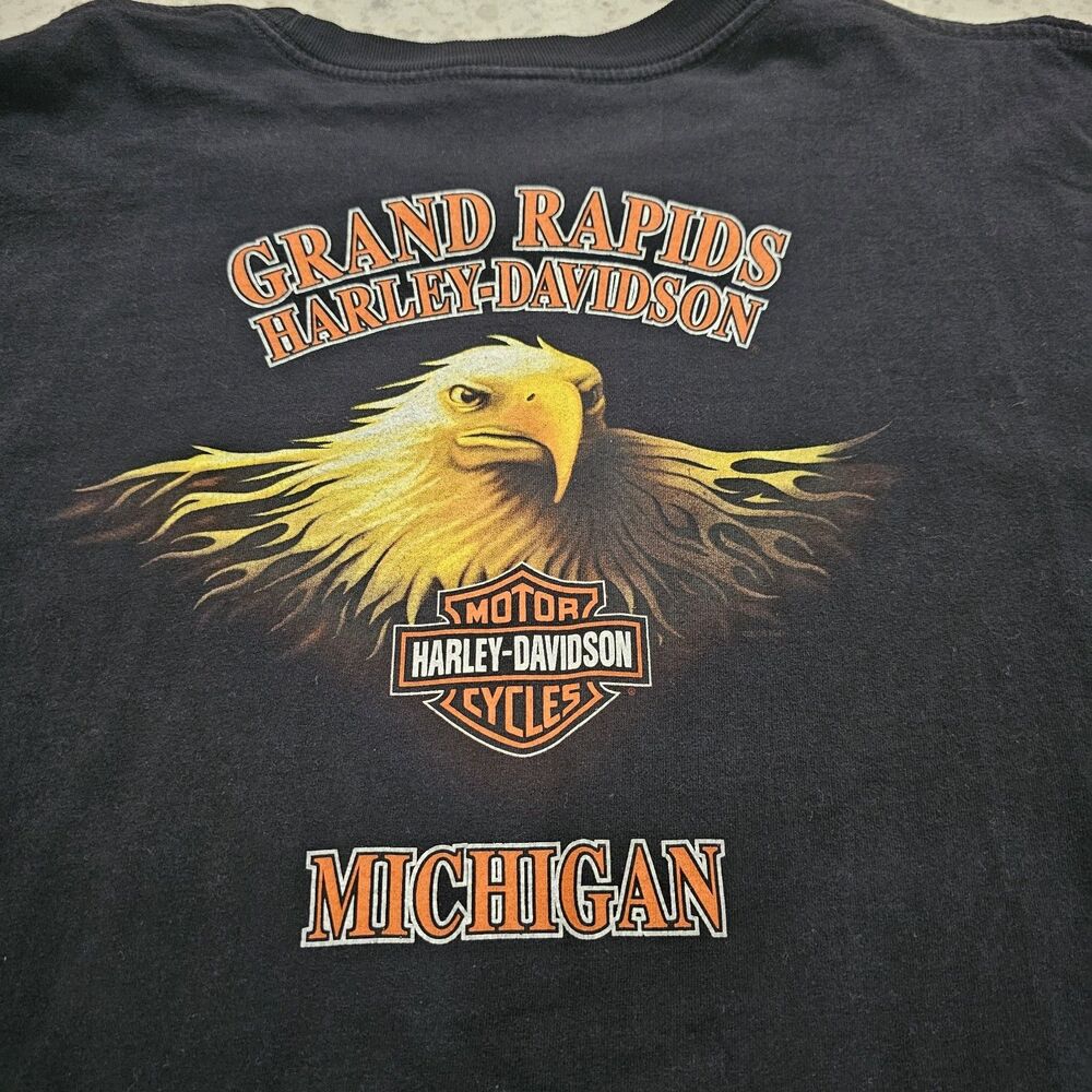 Harley Davidson Motorcycle T-Shirt Mens Size 2XL Legendary Y2K